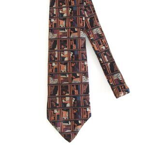 Picasso "Nature Morte a la Porte et a la Clef" Men's Wearable Art Silk Tie